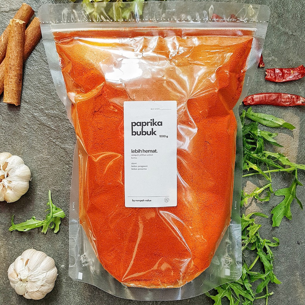 

HEMAT! Paprika Bubuk 1 kg 1kg 1000 gram gr g / Paprika Ground - RempahValue