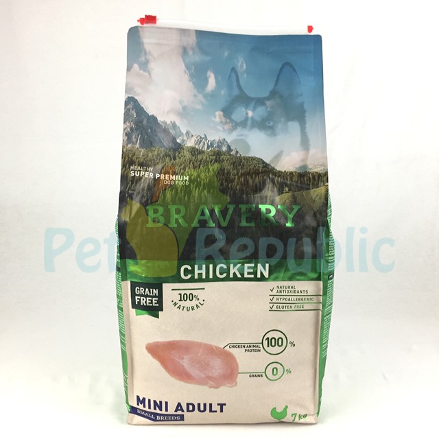 

Makanan Anjing BRAVERY Mini Adult Chicken 7kg