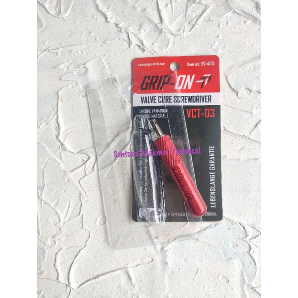 GRIP ON VCT-03 Kunci Pembuka Pentil Ban Motor Valve Core Screwdriver