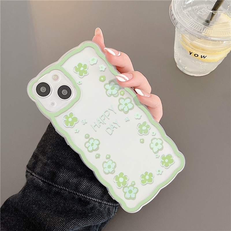 Soft Case Pelindung Lensa Kamera Motif Lukisan Bunga Untuk iPhone 13 Pro Max 11 12 Pro X XS Max 7 8 Plus SE 2020