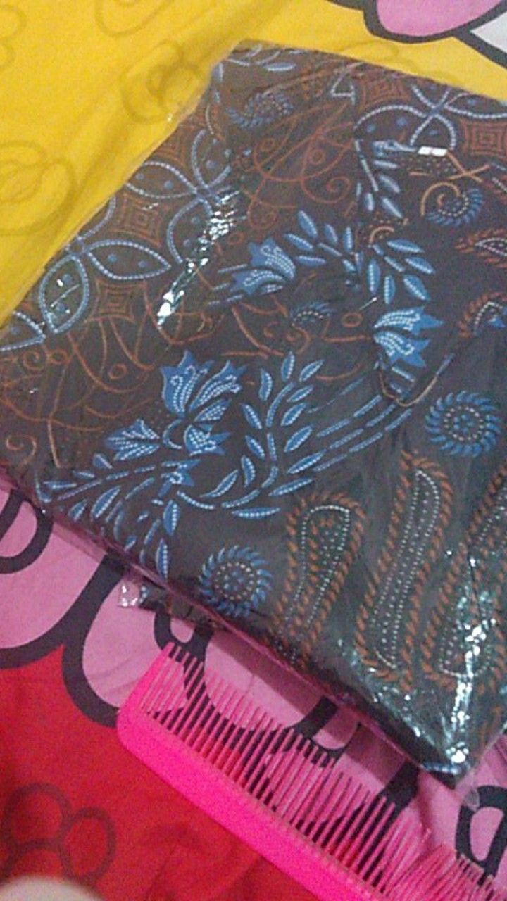 Bswart Batik Hrb026 Kenongo Hem Pendek Padi Pekalongan M L Xl Batik
