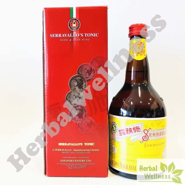 {cantikstore} Serravallo Tonic Minuman Kesehatan Serravallos Wine Wincarnis - Serravallo Diskon