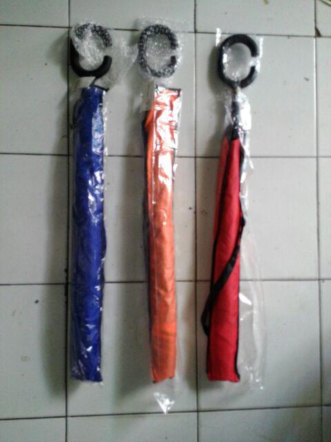 Payung Mobil Terbalik Model Gagang C