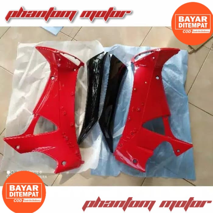 Sayap Supra X 125 Lama merah hitam