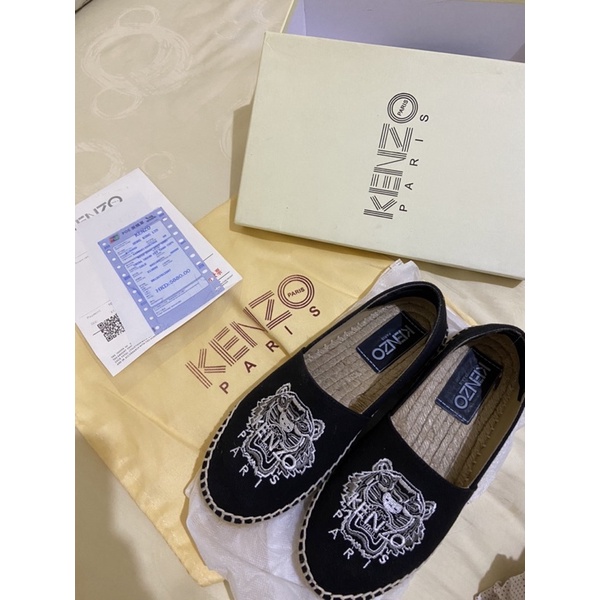 Preloved Kenzo Shoes Esparadille Tiger List White