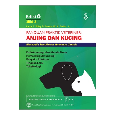 Original Buku Panduan Praktik Veteriner : Anjing Dan Kucing Ed.6, Jilid 3