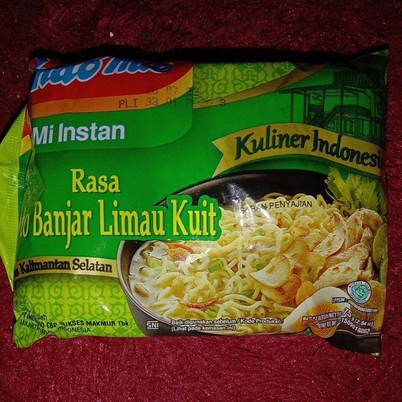 

Indomie Soto Banjar Limau Kuit Khas Banjarmasin Didaerah lain tidak ada yang jual Mie ini