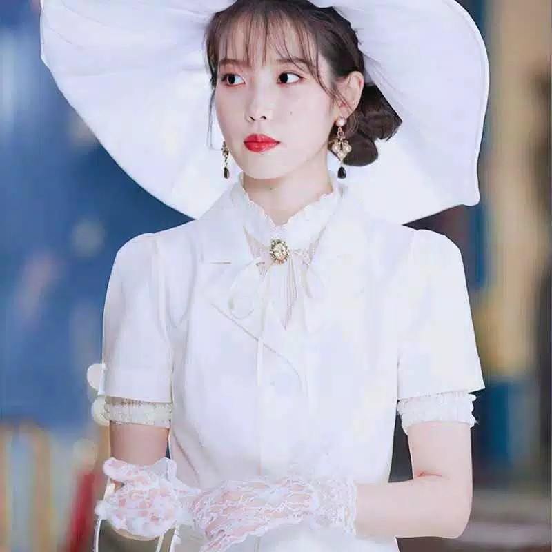 TEE0491 - Anting TUSUK Tindik Wanita Kdrama Korea Hotel Del Luna IU