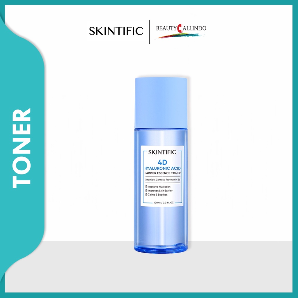 SKINTIFIC 4D Hyaluronic Acid (HA) Barrier Essence Toner Hydration Toner Defeat Dryness In10S 100ML