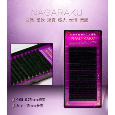 FRS Nagaraku 0.07 CD 0.10 CD 0.15 CD Nagaraku Eyelash Extension Mink ALL TYPE BULU MATA