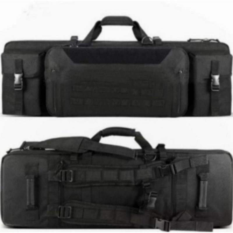 tas penyimpanan senjata Laras panjang 80cm 2 kompartemen