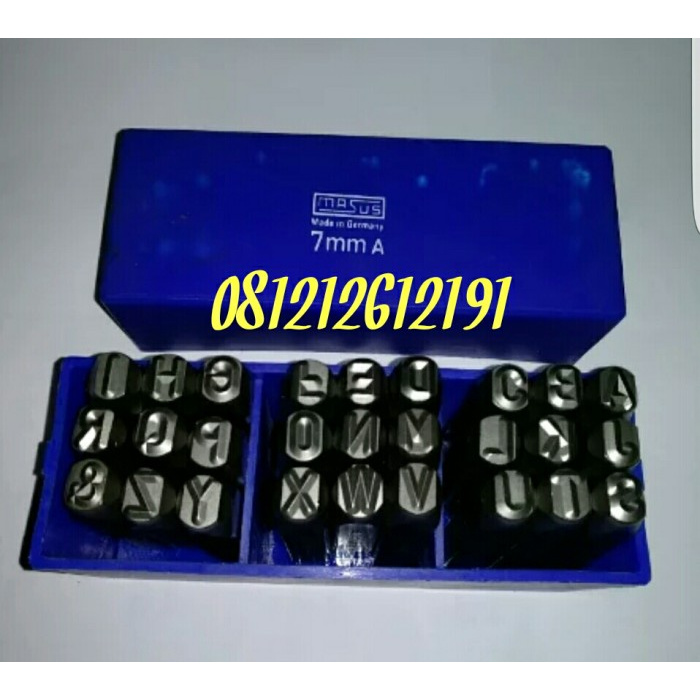 

MASUS Germany Huruf Ketok 12 mm Stamp Punch Letter A - Z