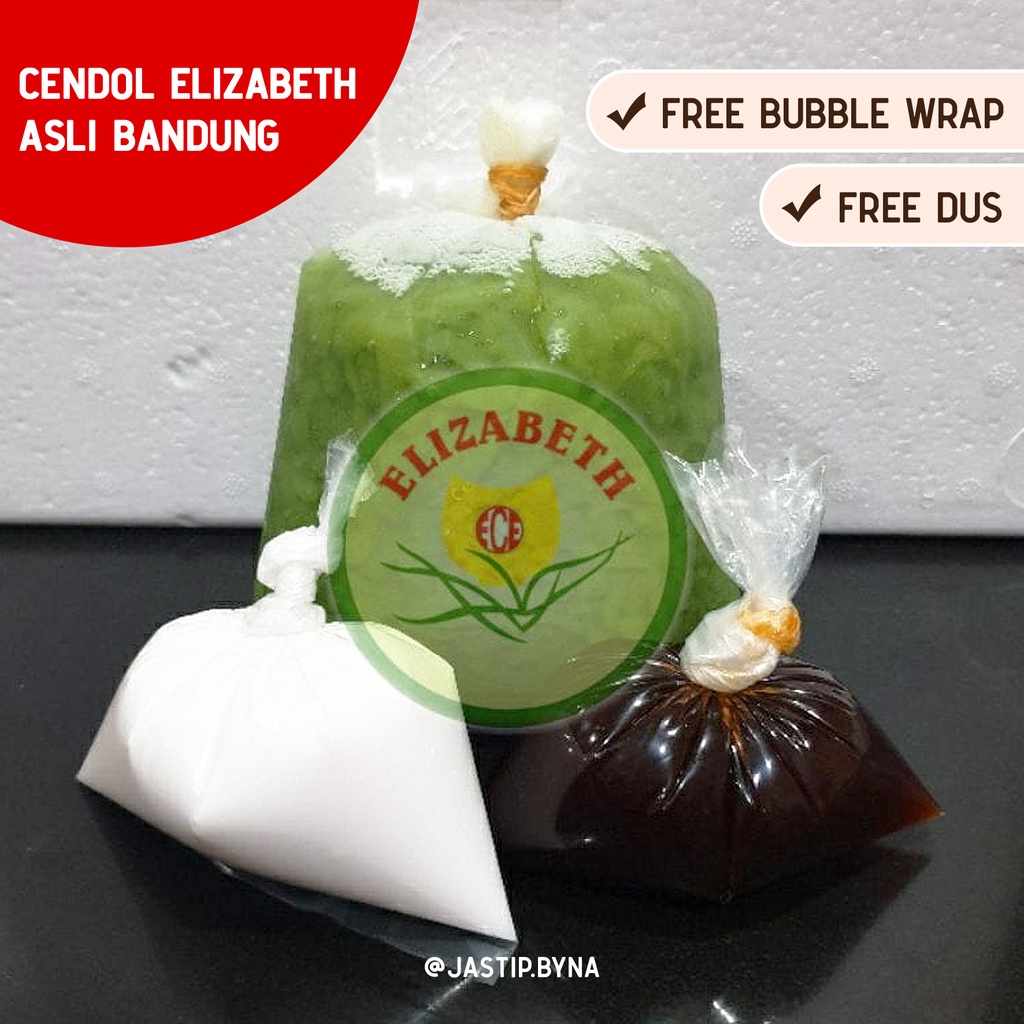 CENDOL ELIZABETH ASLI BANDUNG KEMASAN 1/2 KG | OLEH-OLEH BANDUNG