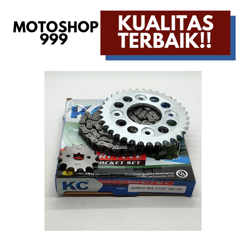 Chain kit / Gear paket / Gear set Supra Fit new KC