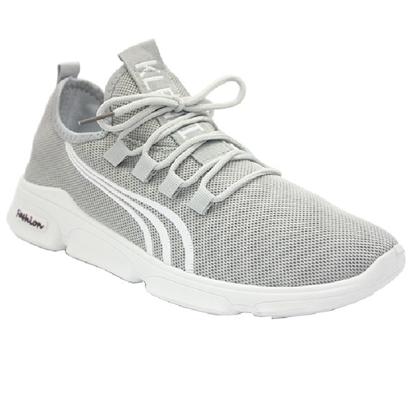 Klensia Sepatu Sport Sneaker Pria Men Sneakers Abu 989-003 - Grey