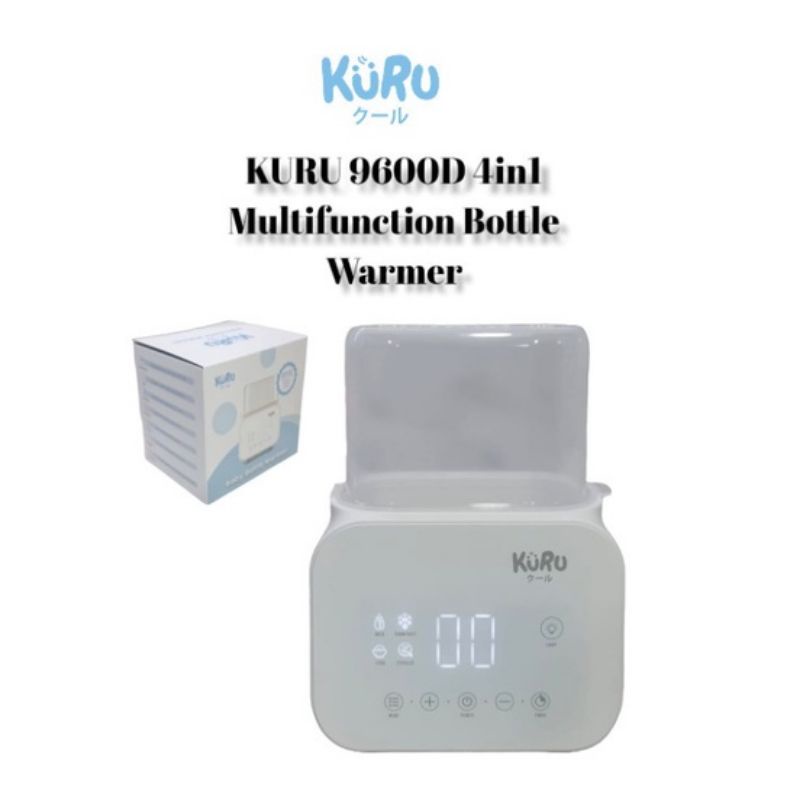 KURU Baby 4in1 Smart Bottle Warmer Sterilizer - Penghangat Botol Susu Bayi