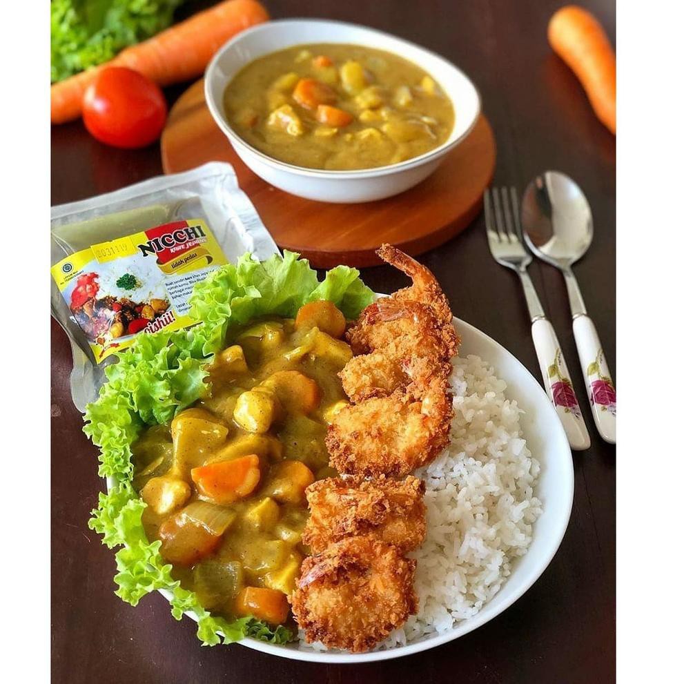 

mJ6Code NICCHI Golden Curry HALAL 100g | Kare ala Jepang | Bumbu Kari Kaldu Sapi, Ayam, Jamur Bkn Ho