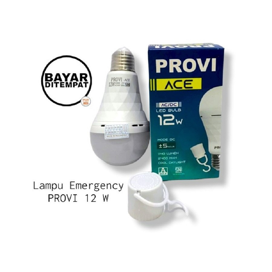 LAMPU LED MAGIC PROVI ACE 12W EMERGENCY MAGIC LED SNI