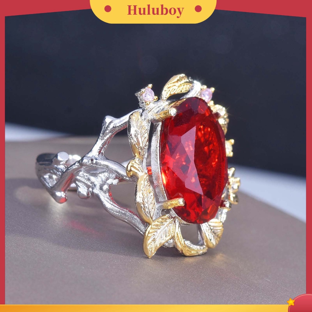 Hu Hu Hu Hu Hu Alat Bantu Pasang Kacamata♡ Cincin Model Terbuka Adjustable Desain Daun Untuk Wanita