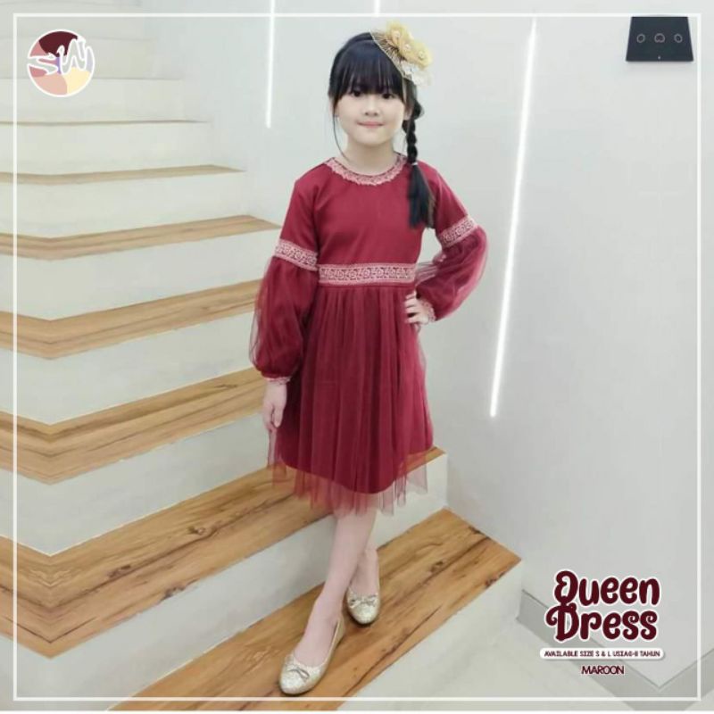 Queen Dress by Sawanni kids Wear / Dress Anak