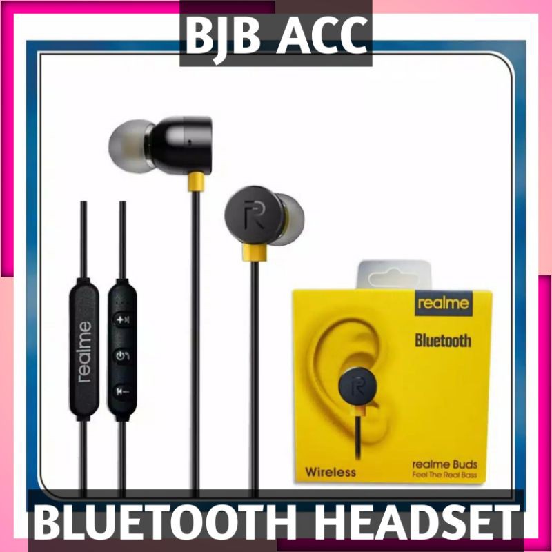BLUETOOTH HEADSET RMA101 REALME BUDS WIRELESS SPORT | BJB AKSESORIS