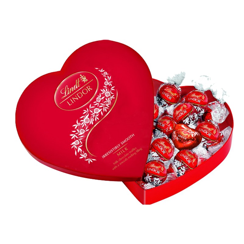 Lindt Lindor Swarovski Heart Chocolate Coklat Box Love Valentine 96grgr Cokta Kotak Cinta