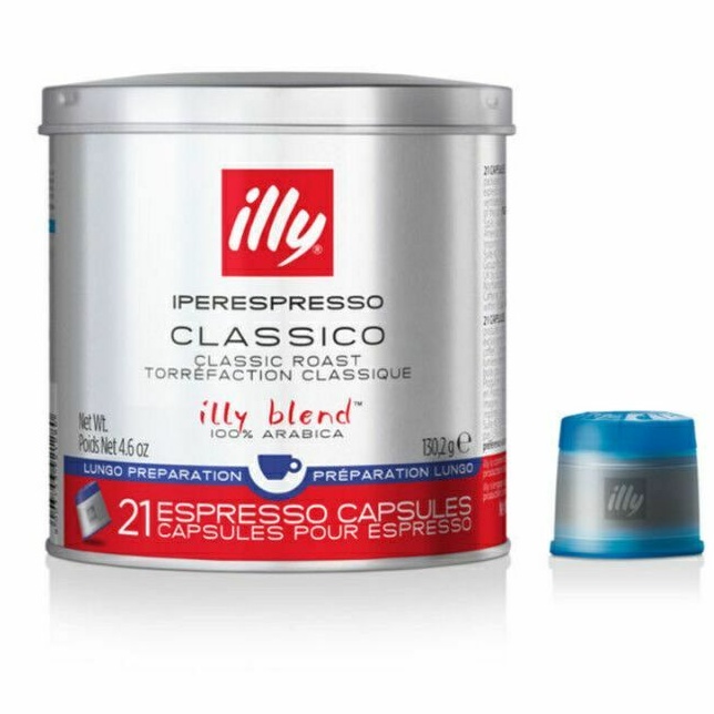 

ILLY iperEspresso Classico Lungo Preparation 21 Espresso Capsules 130.2g