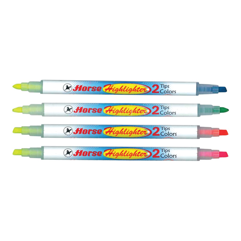 

stabilo dengan 2 warna , Hi-Lighter H-022 Two Colors