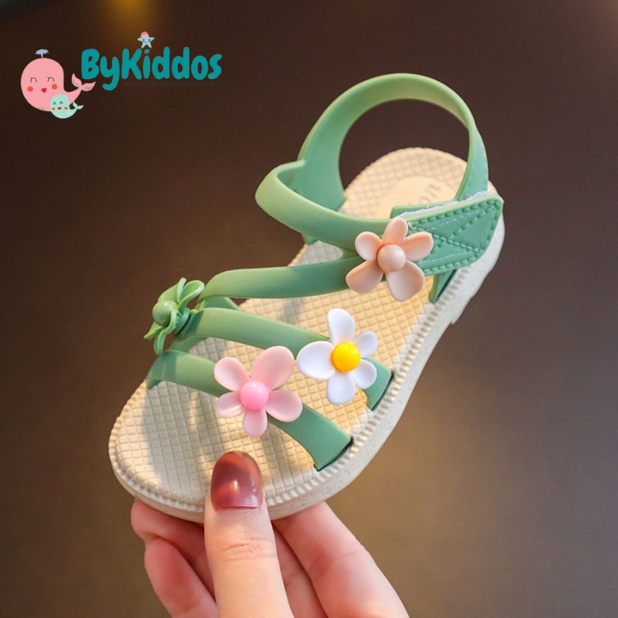 ByKiddos - Sandal Anak Perempuan Bahan Karet Model Lucu Import