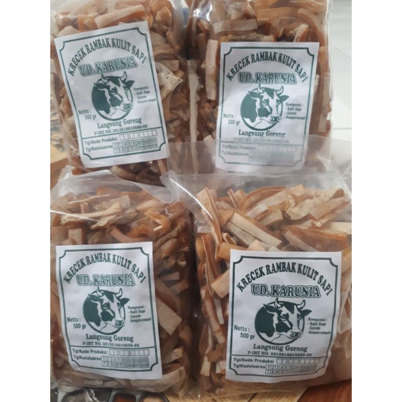 

Kerupuk rambak kulit sapi. Kualitas super