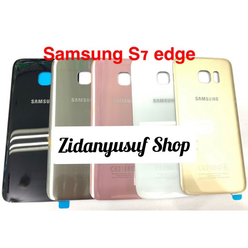 BACKDOOR BACK COVER SAMSUNG S7 EDGE KESING CASING HOUSING TUTUP BELAKANG ORIGINAL