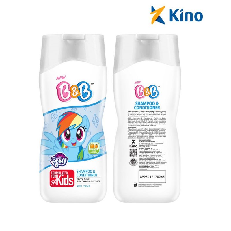 B&amp;B Kids Shampoo &amp; Conditioner 200ml