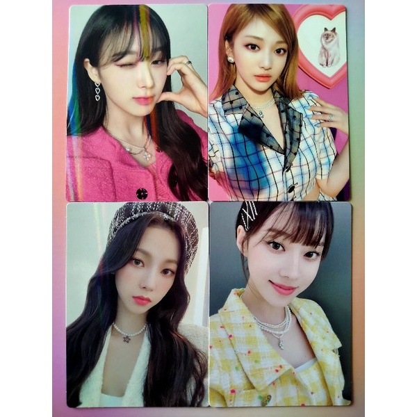SELFIE CARD AESPA SEASON'S GREETING 2022 SG22 KARINA GISELLE WINTER NINGNING PHOTOCARD PC