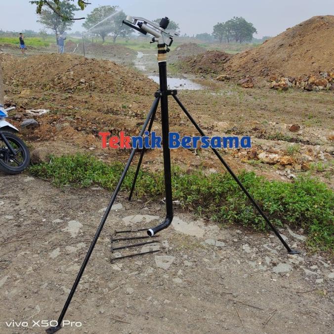 Sprinkler Big Gun Impact Komplit Tiang || Sprinkler Pertanian 1.5 Inch