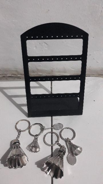 Stand Holder Display Anting Bahan Plastik Dengan 48 Lubang