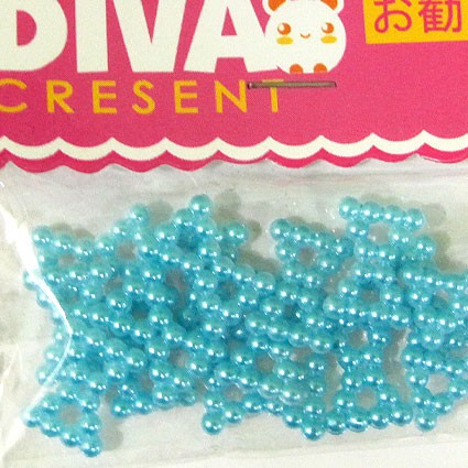 DEKORASI SLIME / CLAY / NAIL ART PEARL BOW STRING ISI 15PCS