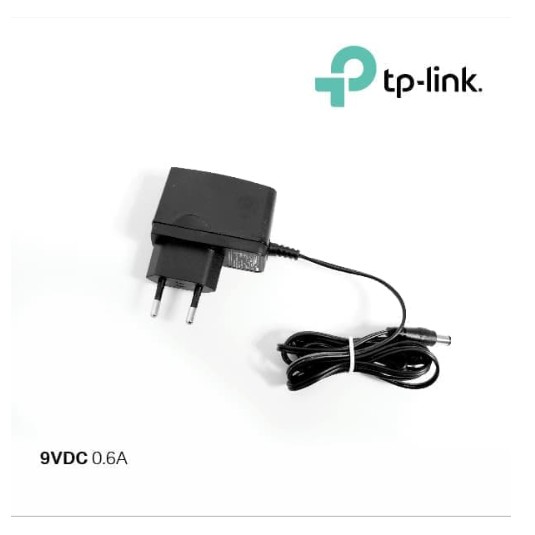 TP-LINK Power Adapter 9V 0.6A Adaptor Original 9 V Volt 0,6 A Ampere