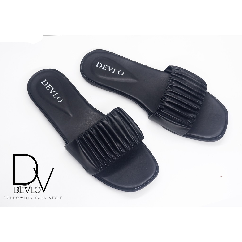 Sandal Teplek Wanita Sandal Kerut Devlo