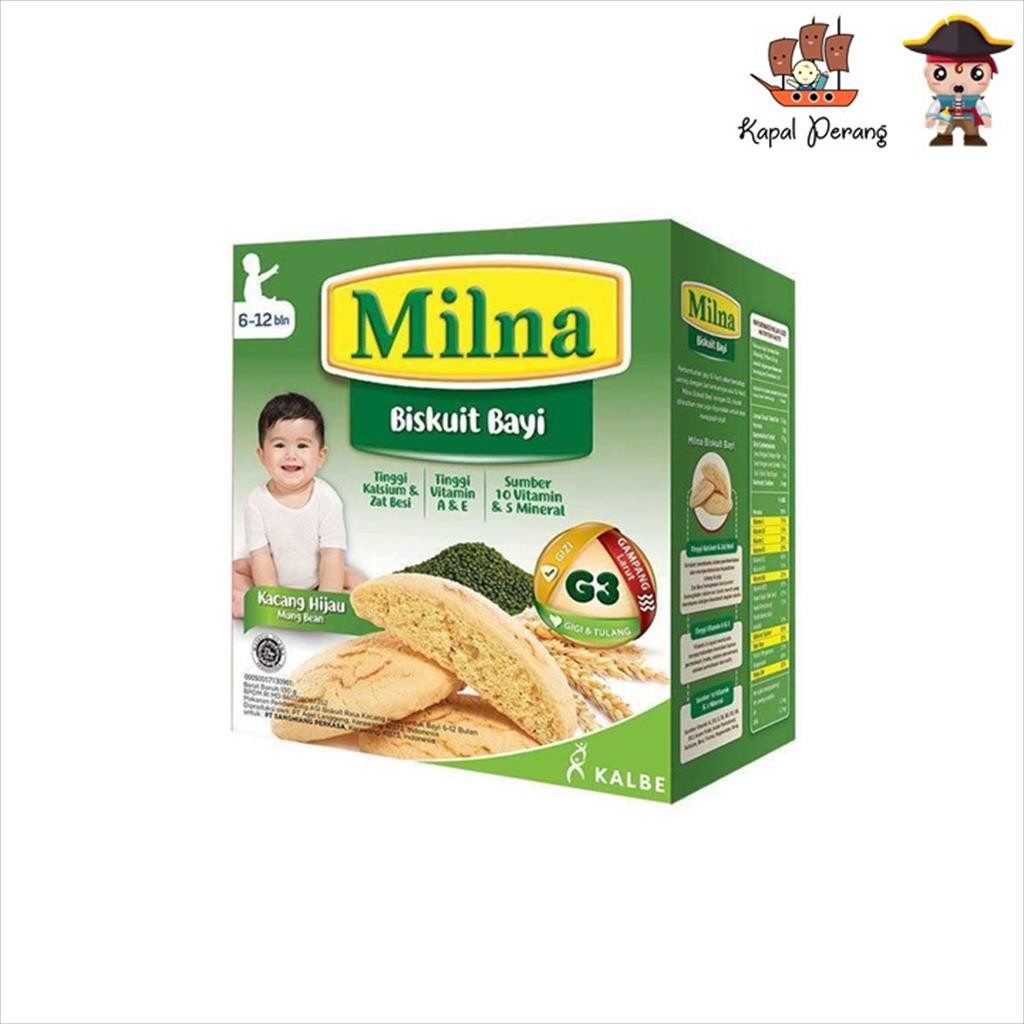 Milna Baby Biscuit Kacang Hijau 130 G | Shopee Indonesia