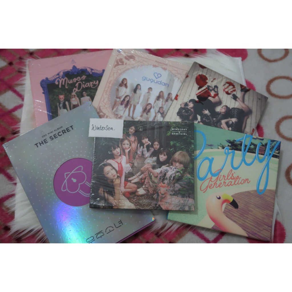 GIRL GROUP ALBUM ONLY - MISS A/OH MY GIRL/NINE MUSES/SNSD/TAETISEO/GUGUDAN/IOI/WJSN OFFICIAL