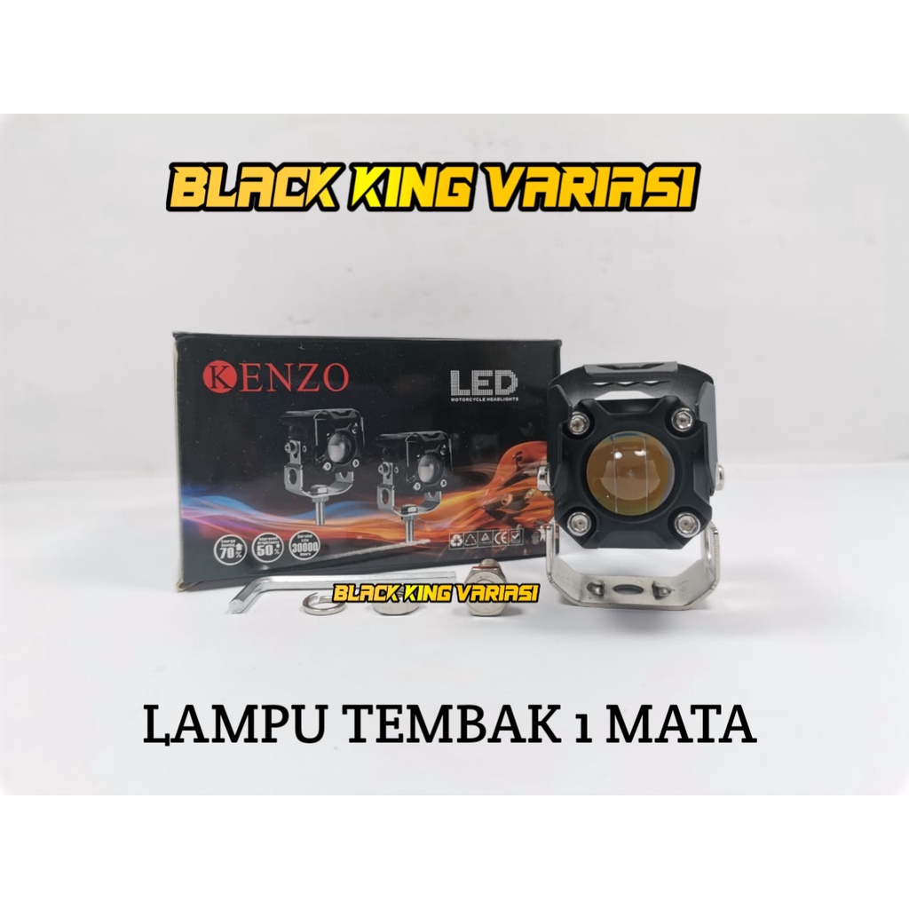 Lampu Tembak SQL 1 Mata Lampu Tembak Q5 Warna Putih Kuning Lampu Sorot Laser 2 Warna Mini Shooting Light Lampu Depan Motor