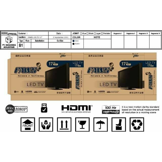 Dijual TV LED TV FAWS 17  17inch HD TV   TV Monitor CCTV TERLARIS TERMURAH Murah