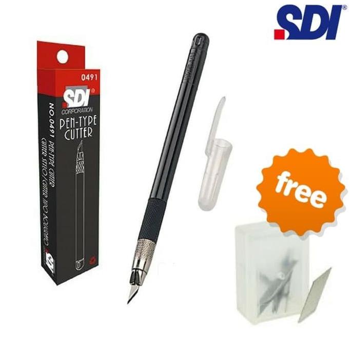 

Pen Cutter Sdi 0491 + Refill Blade 10Pcs