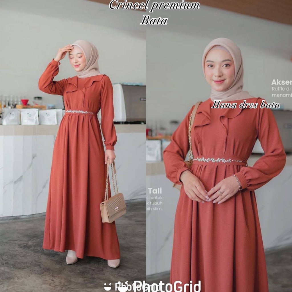 Hanna Dress Terbaru / Gamis Dress Terbaru / DressTerbaru 2022 / Dress Syari Terbaru / Muslim Wanita / Gamis Rayon Premium / Dres Rayon Premium / Gamis Lebaran / Gamis Lebaran 2022 Model Gamis Terbaru