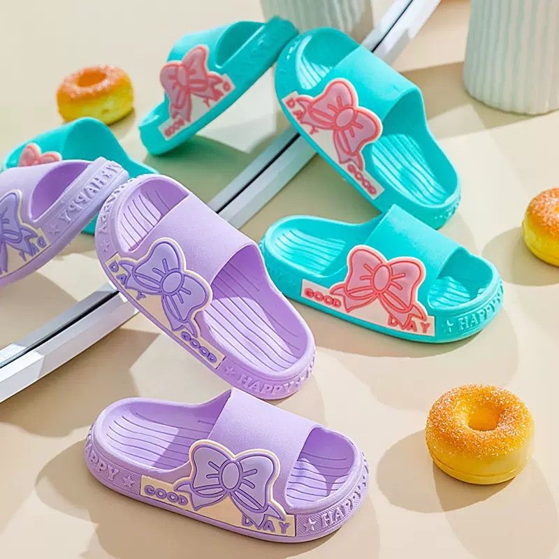 SANDAL SELOP WANITA SWEET PRINCESS STYLE / SANDAL JELLY IMPORT ANTI SLIP / SANDAL RUMAH TEBEL NYAMAN EMPUK JRW0122