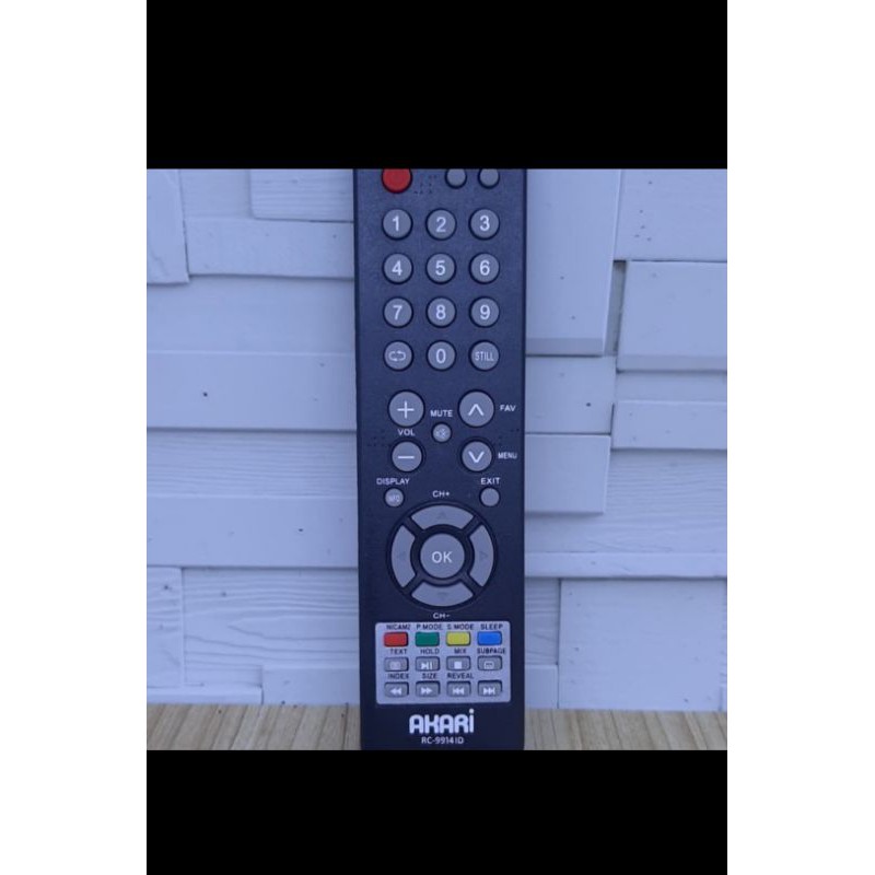 REMOTE REMOT TV AKARI LED LCD RC-9914lD ORIGINAL ASLI