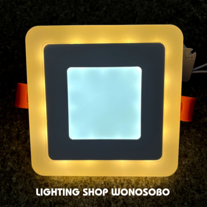 DOWNLIGHT LED PANEL 2 WARNA 3+3 Watt KOTAK