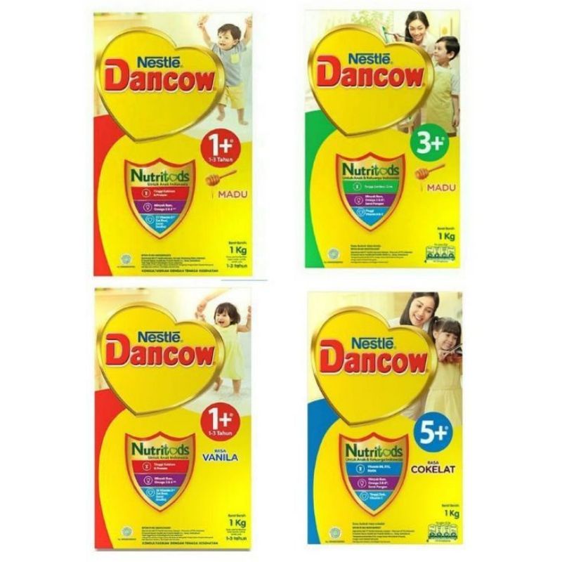 susu dancow 1+ 3+ 5+  1kg