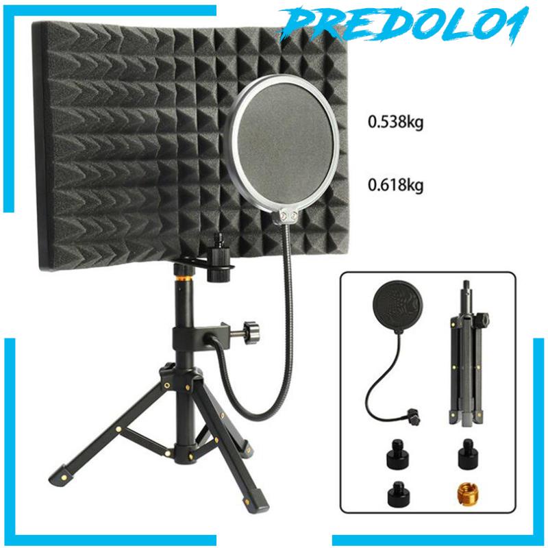 [PREDOLO1] Microphone Soundproof Filter Vocal Recording Foam Panel Isolation Shield