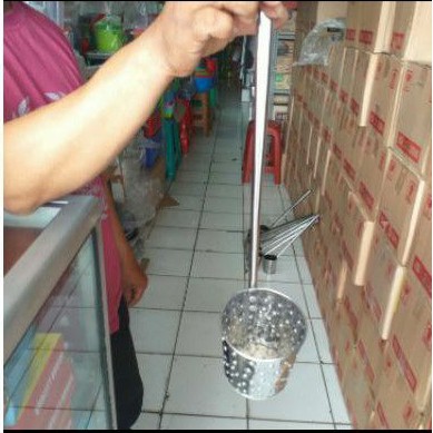 irus baso lubang stainless - irus soto - centong baso lubang - irus lubang stainless - centong